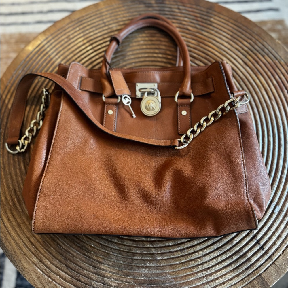 MK Hamilton Large Leather Handbag
